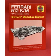 Ferrari 512 S/M 1970 Onwards  (all marks) Owner's Workshop Manual