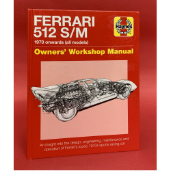 Ferrari 512 S/M 1970 Onwards  (all marks) Owner's Workshop Manual