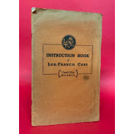 Instruction Book of Lea-Francis Cars 12 and 14 hp Model