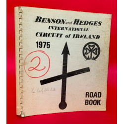 Benson & Hedges International Circuit of Ireland 1975 - Road Book