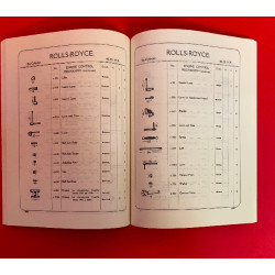 Rolls-Royce Series 1700-2600 Inclusive Catalogue of Parts - Reprint Rolls-Royce Series 1700-2600 Inclusive Catalogue of Parts - Reprint