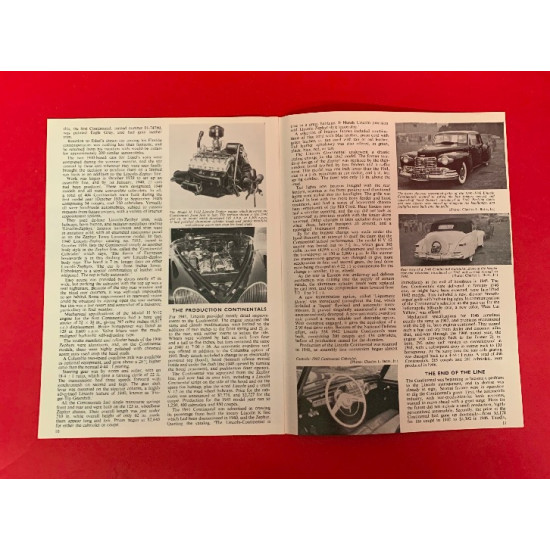 Profile Publications No 88: The Lincoln Continental, 1940-1948