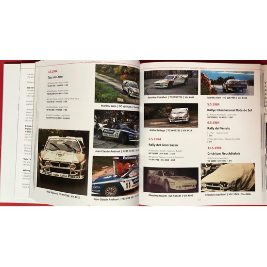 Lancia 037 + 038 Macchina da Corsa Registro Lancia 037 + 038 Macchina da Corsa Registro