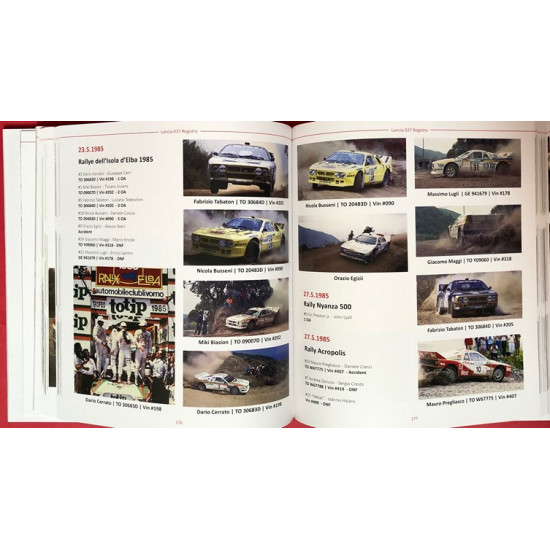 Lancia 037 + 038 Macchina da Corsa Registro Lancia 037 + 038 Macchina da Corsa Registro