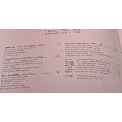 Cavallino Magazine No 103 February /  March  1998