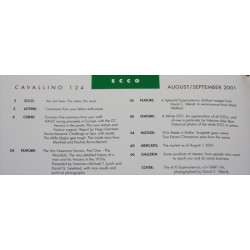Cavallino Magazine No 124 August / September  2001