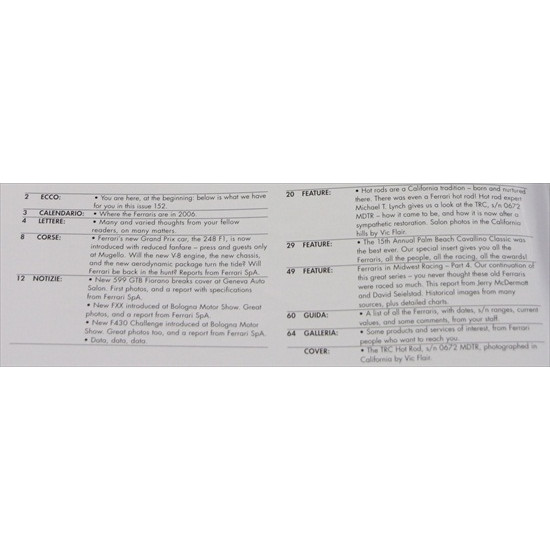 Cavallino Magazine No 152 April / May 2006 Cavallino Magazine No 152 April / May 2006