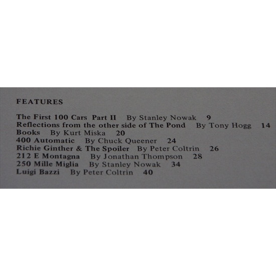 Cavallino Magazine  No  2   November /  December 1978