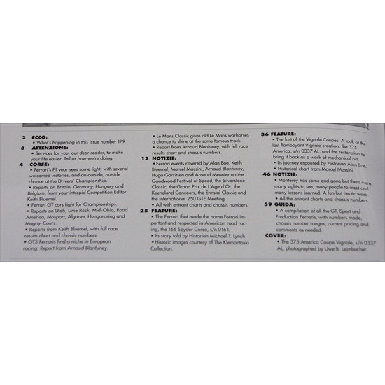 Cavallino Magazine No 179  October / November   2010