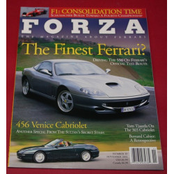 Forza Magazine Number  33  November  2001