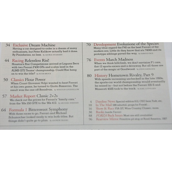 Forza Magazine Number  75 February 2007