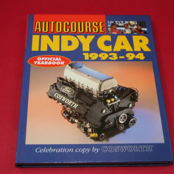 Autocourse Indy Car Official Yearbook 1993-1994 Celebration copy by Cosworth