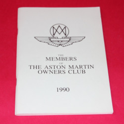 The Members of The Aston Martin Owners Club 1990