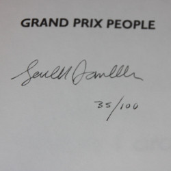 Grand Prix People Revelations from inside the Formula 1 circus. Signed by Gerald Donaldson Grand Prix People Revelations from inside the Formula 1 circus. Signed by Gerald Donaldson