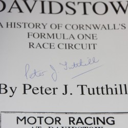 A History of Cornwall's Formula 1 Race Circuit:  Davidstow. Signed by Peter Tutthill