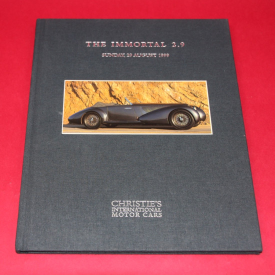 The Immortal 2.9 1937 Alfa Romeo 8C  2900B  Chassis No 412012   Sunday 29 August 1999 