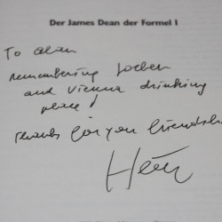Jochen Rindt Der James Dean der Formel 1.Signed by Heinz Pruller Jochen Rindt Der James Dean der Formel 1.Signed by Heinz Pruller