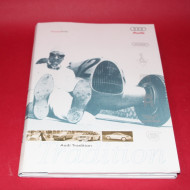 Audi Tradition Presse Info Two Auto Union Racing Cars at Donington Park May 2001