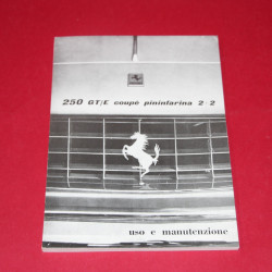250 GT/E coupe pininfarina 2+2 uso e mantenzione 250 GT/E coupe pininfarina 2+2 uso e mantenzione