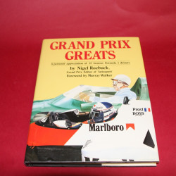 Grand Prix Greats A personal appreciation of 25 famous Formula 1 drivers,Signed Nigel Roebuck