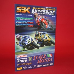 Corona Extra Superbike World Championship Italy Monza 2005 Official Programme.Multi-signed
