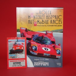 31st Rolex Monterey Historic Automobile Races August 13-15 2004 Program