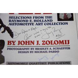 The Motor Car in Art.Signed by John J. Zolomij