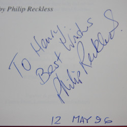 The MG Abingdon Touch,Signed by Philip Reckless