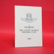 The Members of the Aston Martin Owners Club 1984
