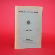 Bentley Drivers Club Members and their Bentleys 1976