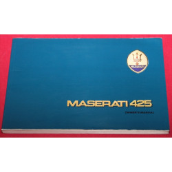 Maserati 425 Owner's Manual : USA Version